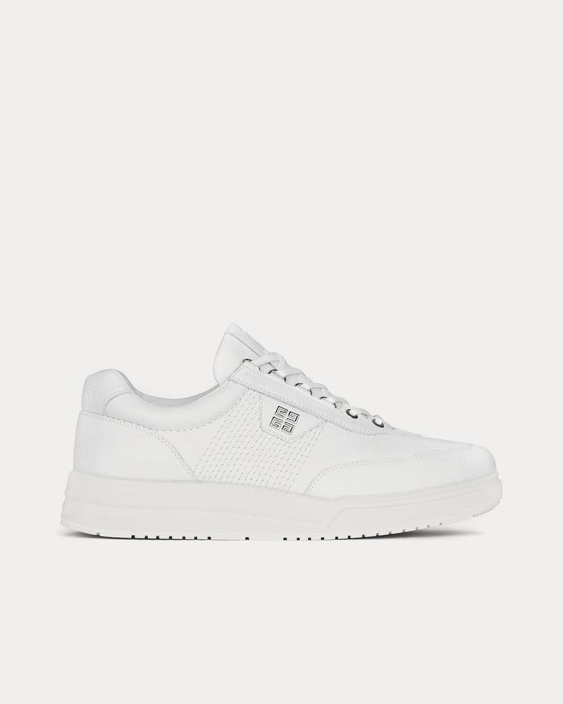 Givenchy G4 Leather White Low Top Sneakers - 1