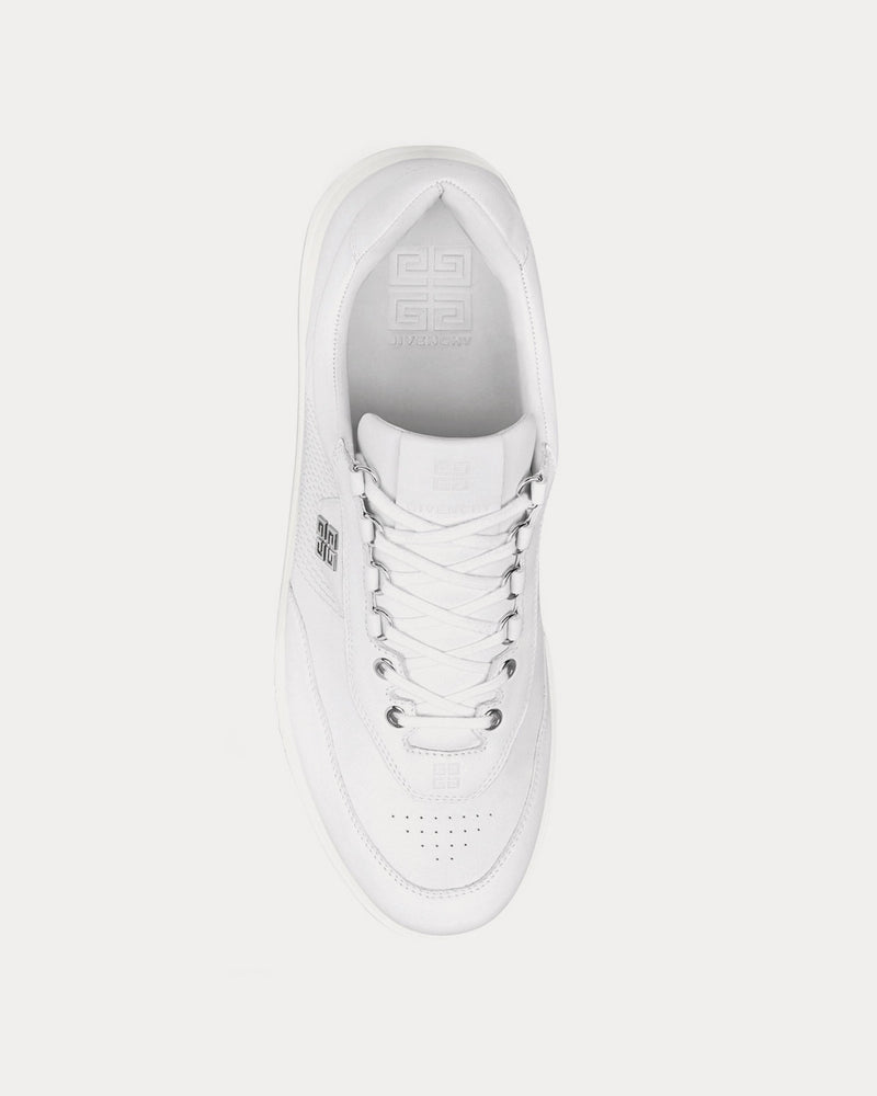 Givenchy G4 Leather White Low Top Sneakers - 2