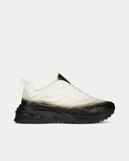 Givenchy x Chito GIV 1 Tag Effect Print Leather White / Black Low Top Sneakers - 1