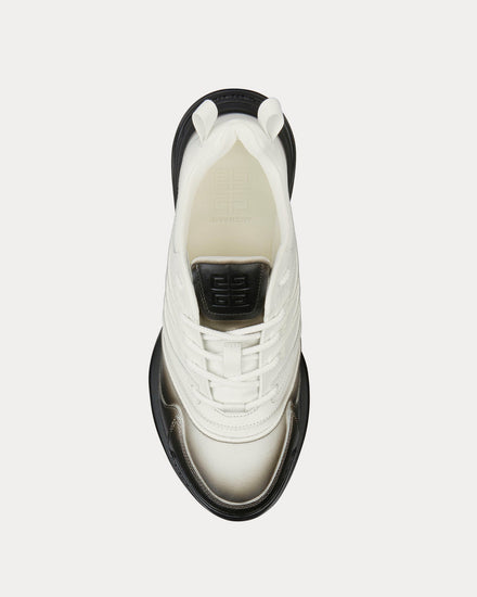 Givenchy x Chito GIV 1 Tag Effect Print Leather White / Black Low Top Sneakers - 2