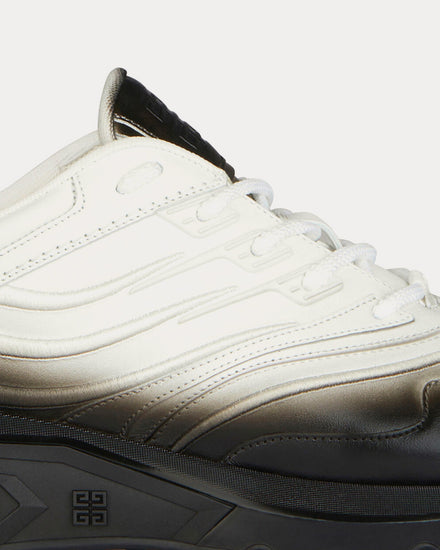 Givenchy x Chito GIV 1 Tag Effect Print Leather White / Black Low Top Sneakers - 6