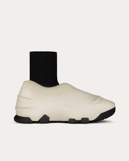 Givenchy Monumental Mallow Hybrid Cream High Top Sneakers - 1