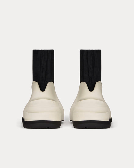 Givenchy Monumental Mallow Hybrid Cream High Top Sneakers - 4