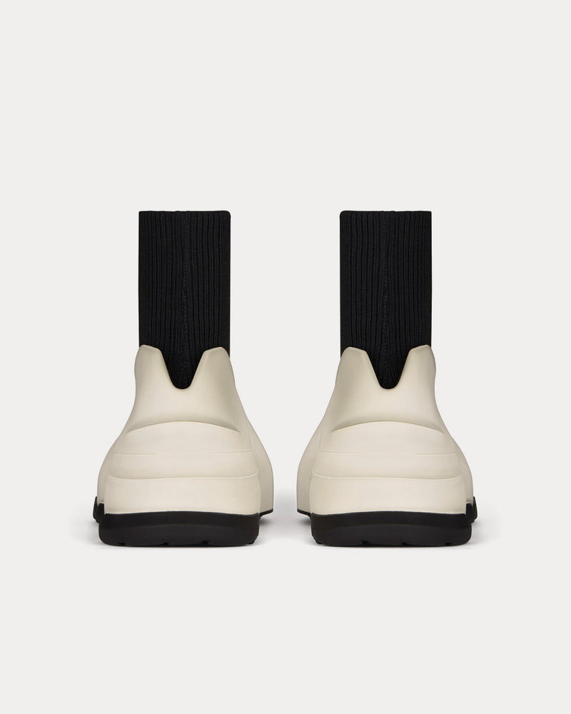 Givenchy Monumental Mallow Hybrid Cream High Top Sneakers - 4