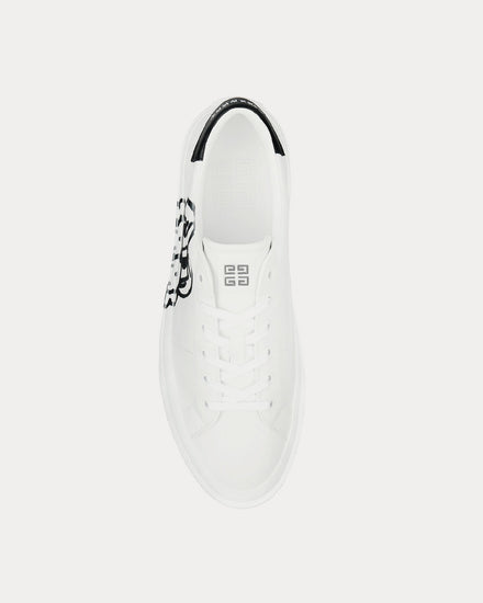 Givenchy x Chito City Sport Tag Effect Dog Print White Low Top Sneakers - 2