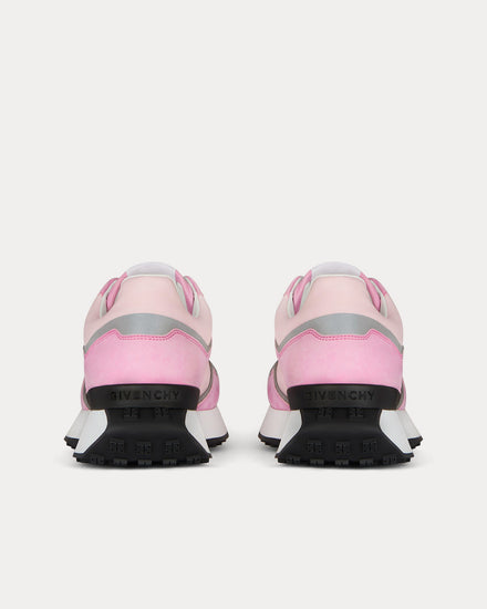 Givenchy GIV Runner Suede, Leather & Nylon Pink / Grey Low Top Sneakers - 4