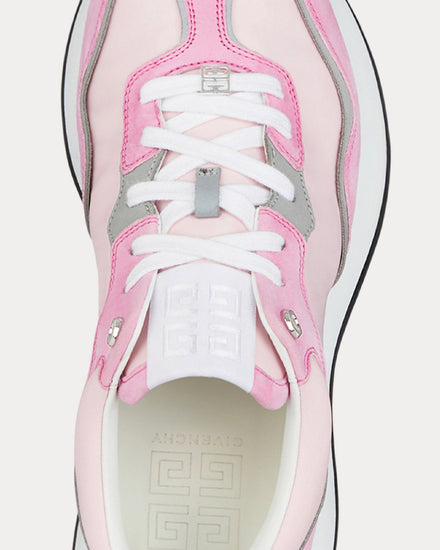 Givenchy GIV Runner Suede, Leather & Nylon Pink / Grey Low Top Sneakers - 5