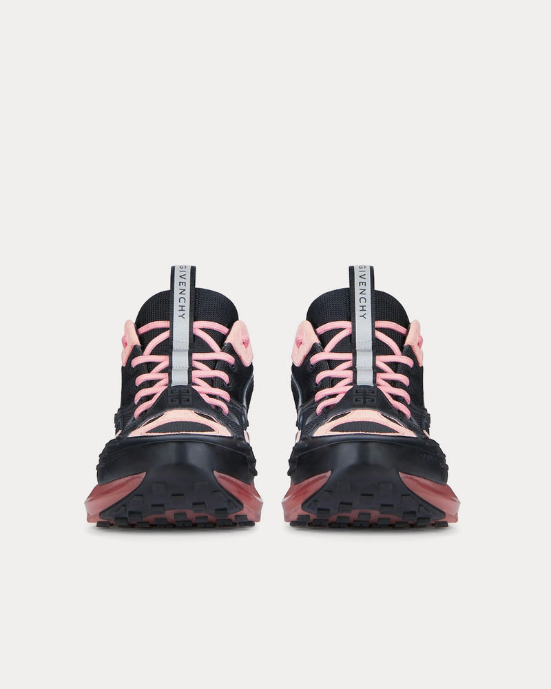 Givenchy GIV 1 TR Mesh, Suede & Leather Black / Powder Pink Low Top Sneakers - 3