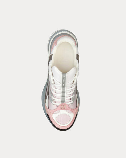 Givenchy GIV 1 TR Mesh, Suede & Leather White / Pink / Grey Low Top Sneakers - 2