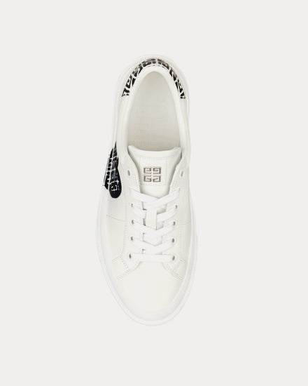 Givenchy x Chito Tag Effect 4G Print Leather White Low Top Sneakers - 2