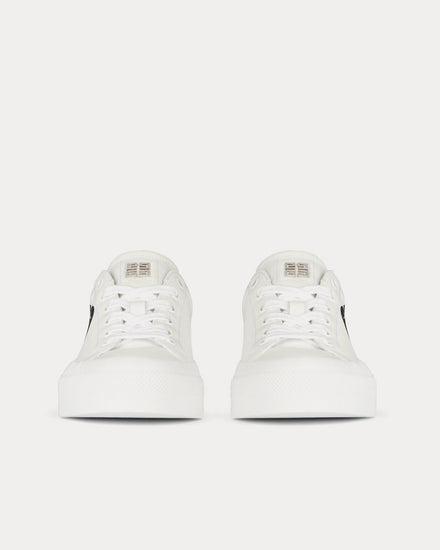 Givenchy x Chito Tag Effect 4G Print Leather White Low Top Sneakers - 3