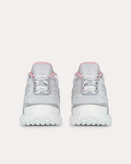Givenchy GIV 1 Light Technical Canvas & Metallized Silver Grey Low Top Sneakers - 3