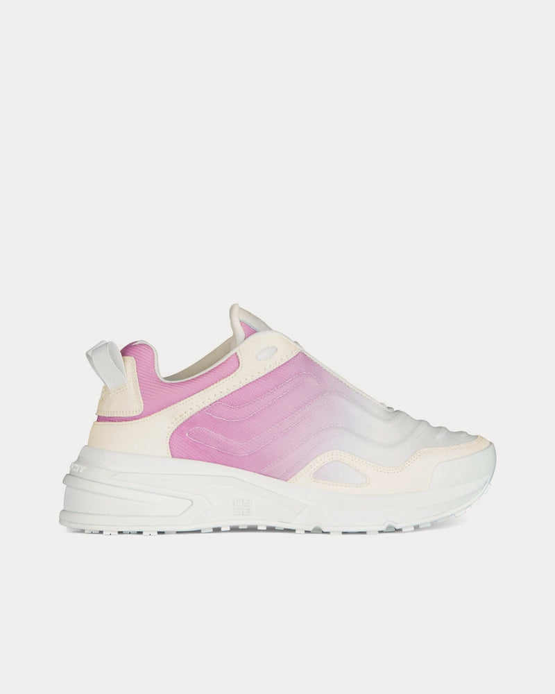 Givenchy GIV 1 Light Technical Canvas & Suede White / Pink Low Top Sneakers - 1