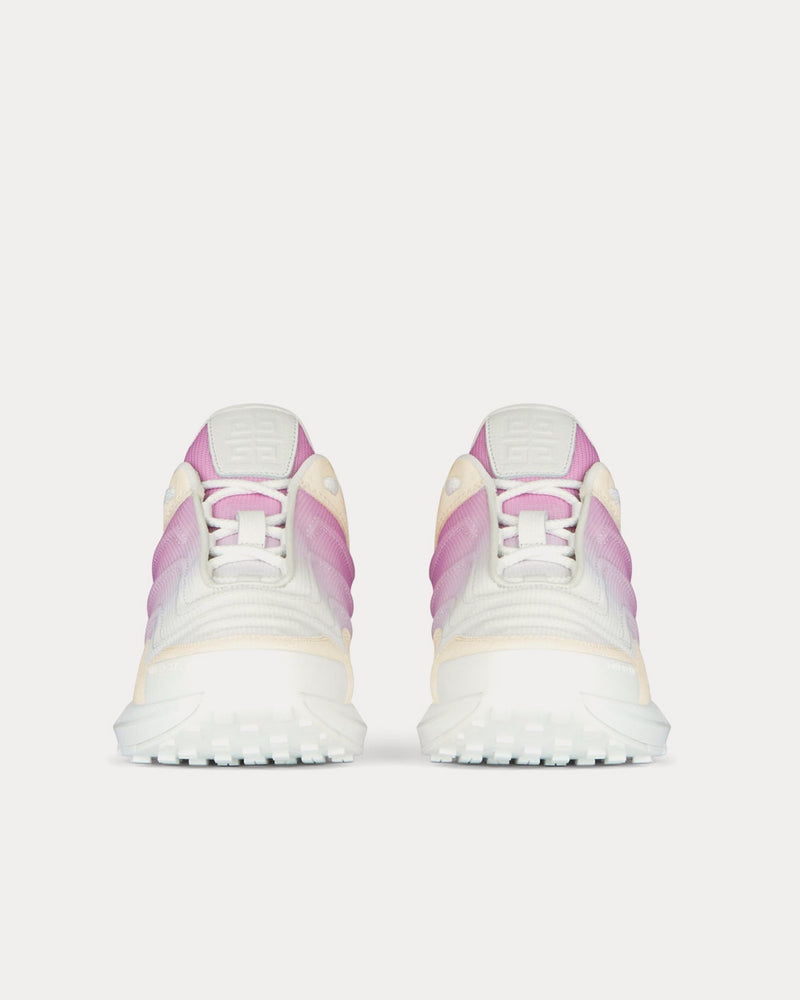 Givenchy GIV 1 Light Technical Canvas & Suede White / Pink Low Top Sneakers - 2