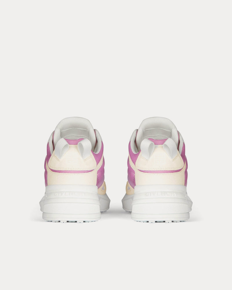 Givenchy GIV 1 Light Technical Canvas & Suede White / Pink Low Top Sneakers - 3