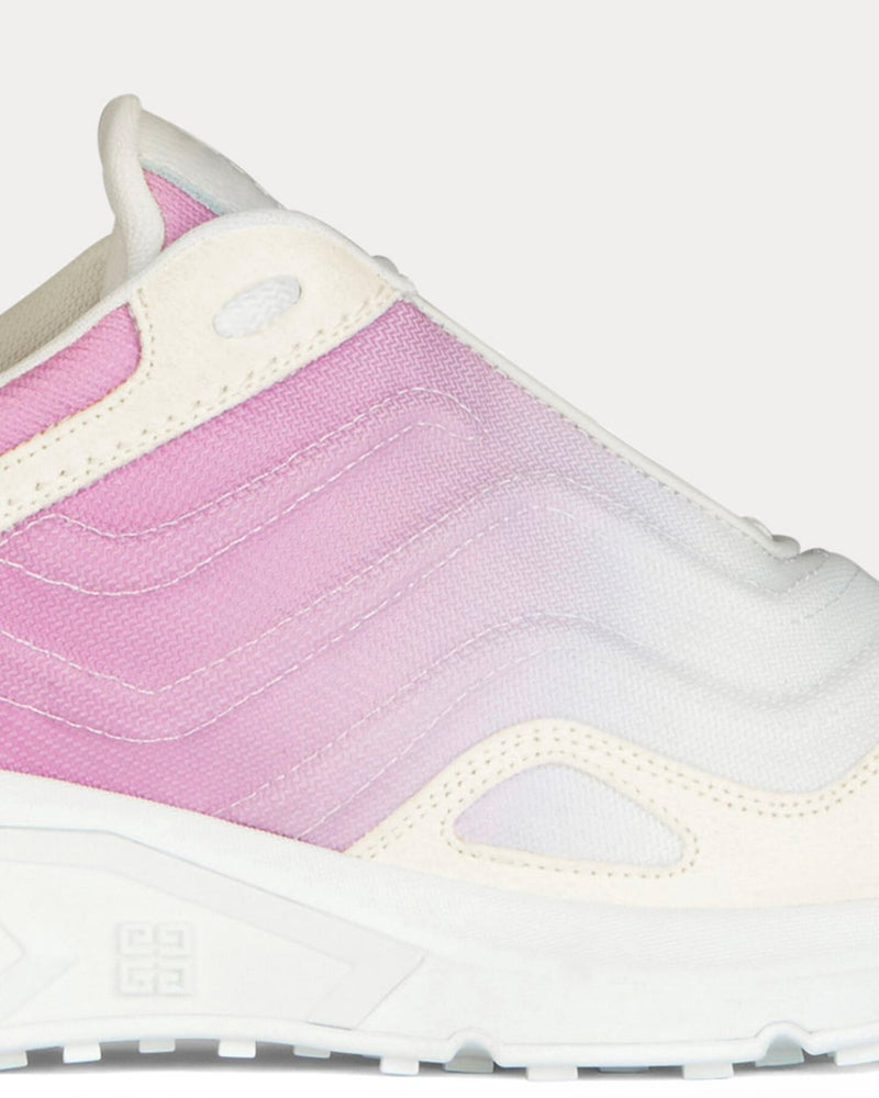 Givenchy GIV 1 Light Technical Canvas & Suede White / Pink Low Top Sneakers - 5