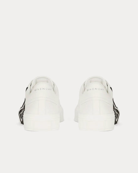 Givenchy City Sport in leather with Tag Effect 4G Print White / Black Low Top Sneakers - 3