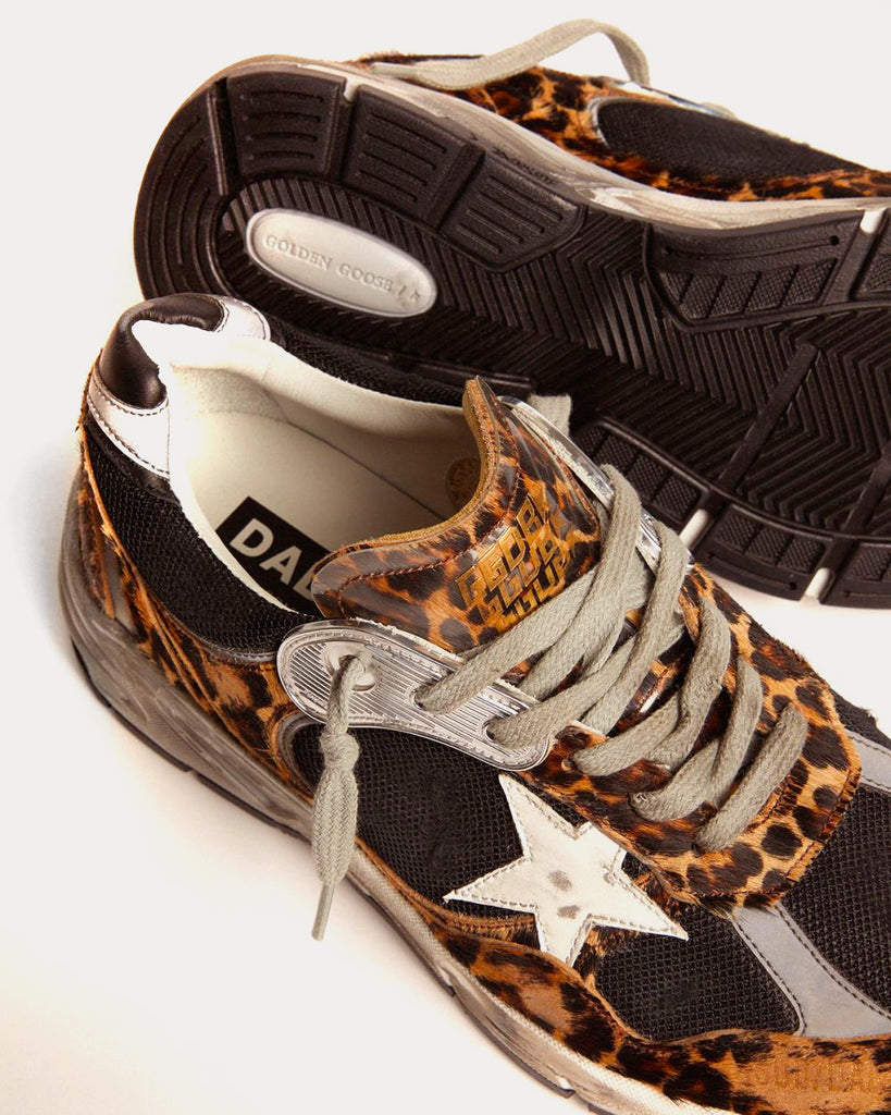 Golden Goose Dad-Star Leopard-print Pony Skin with White Leather Star Low  Top Sneakers - Sneak in Peace