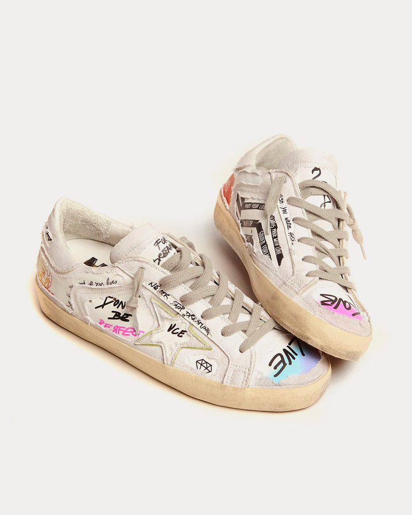 Golden Goose Super-Star Dream Maker with Reverse Construction & Hidden  Details White Low Top Sneakers - Sneak in Peace