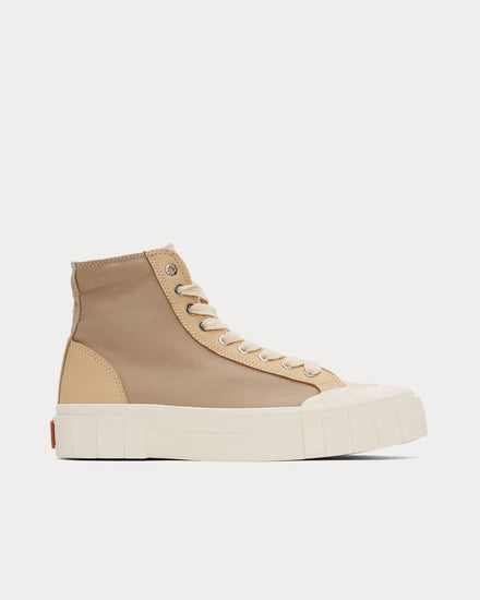 Good News Palm Vegea Beige High Top Sneakers - 1