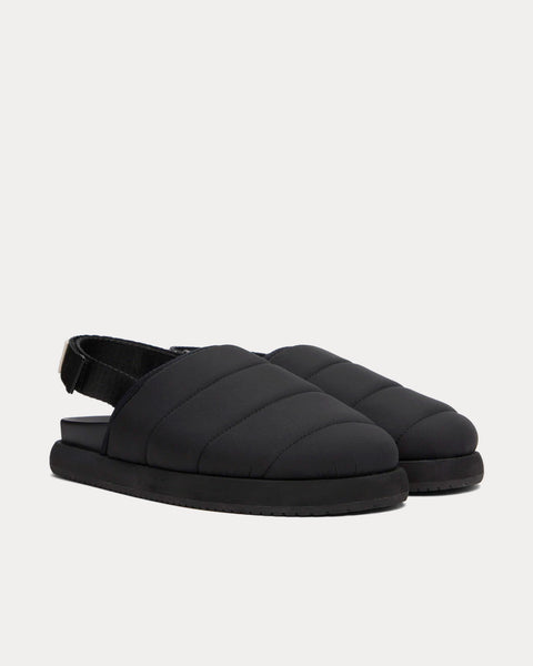 Namer Quilted Black Slip Ons