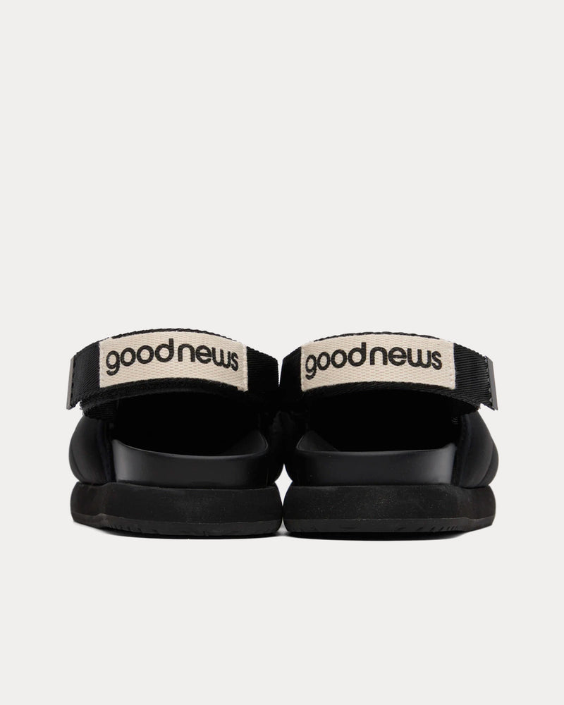 Good News Namer Quilted Black Slip Ons - 3