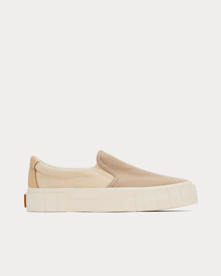 Good News Yess Vegea Beige Slip On Sneakers - 1