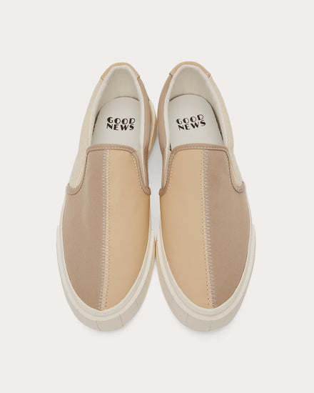 Good News Yess Vegea Beige Slip On Sneakers - 2