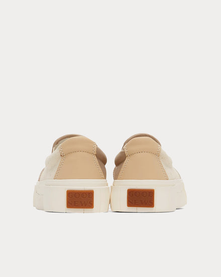 Good News Yess Vegea Beige Slip On Sneakers - 3