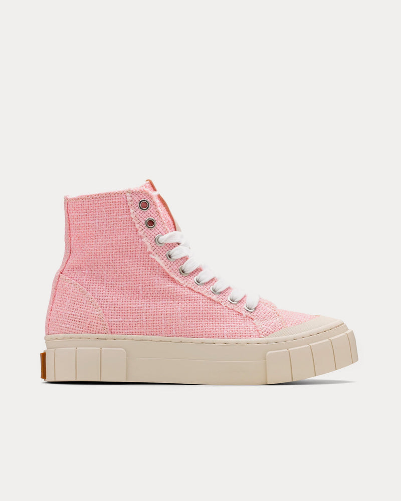 Good News Juice Pink High Top Sneakers - 1