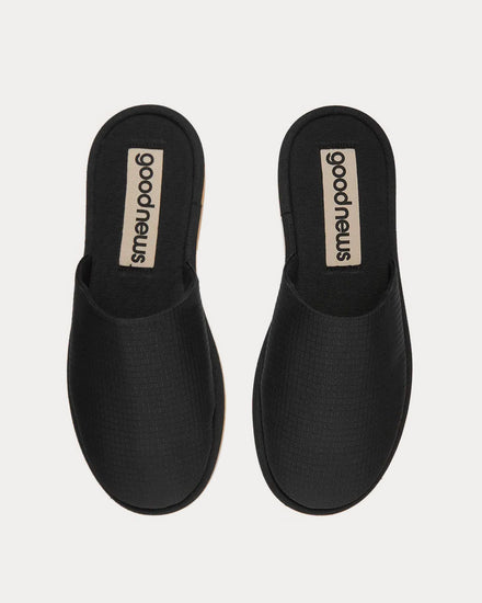 Good News Namer Black Slip Ons - 2
