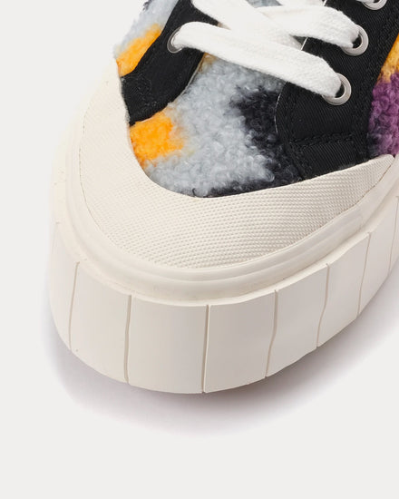 Good News Palm Moroccan Purple / Orange High Top Sneakers - 4