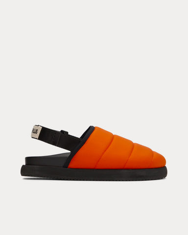 Good News Namer Quilted Orange Slip Ons