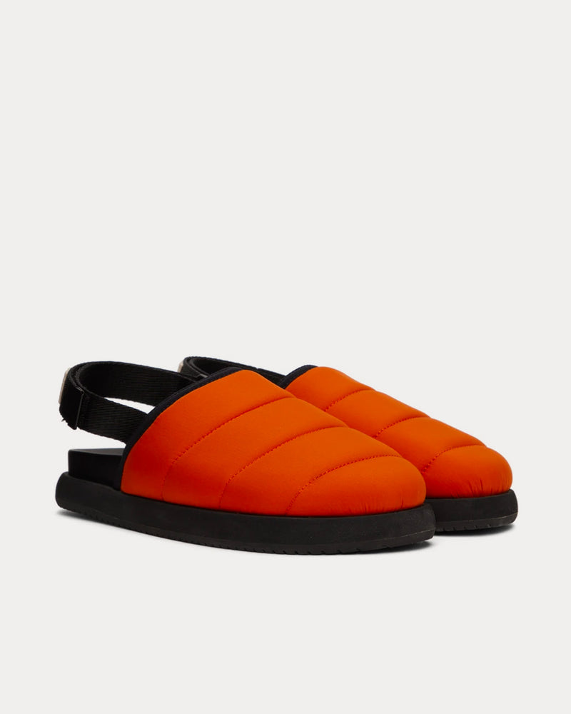 Good News Namer Quilted Orange Slip Ons - 2