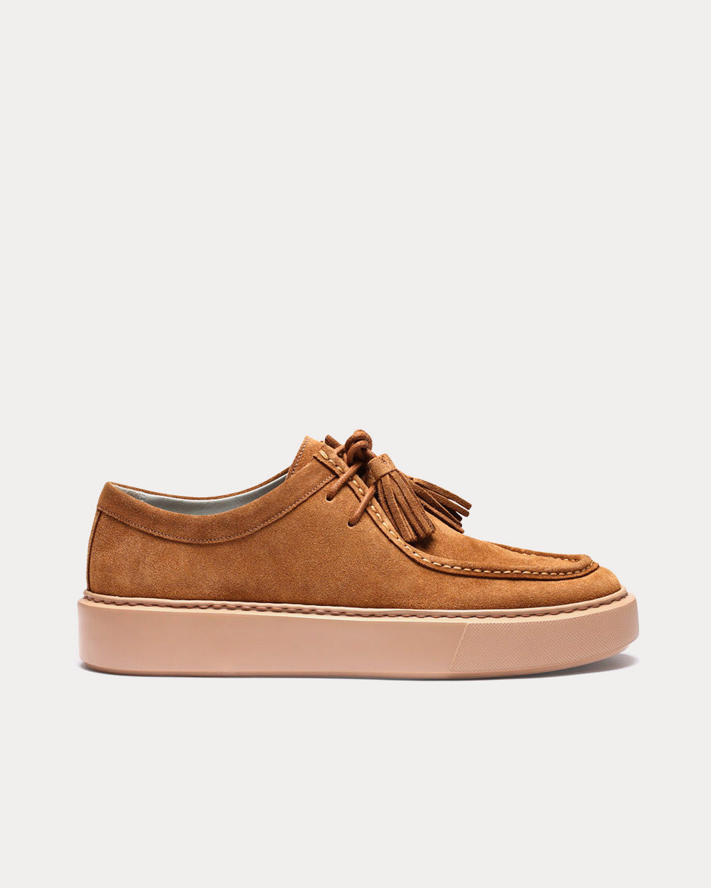 Grenson - Sneaker 41 Burnished Suede Snuff Low Top Sneakers