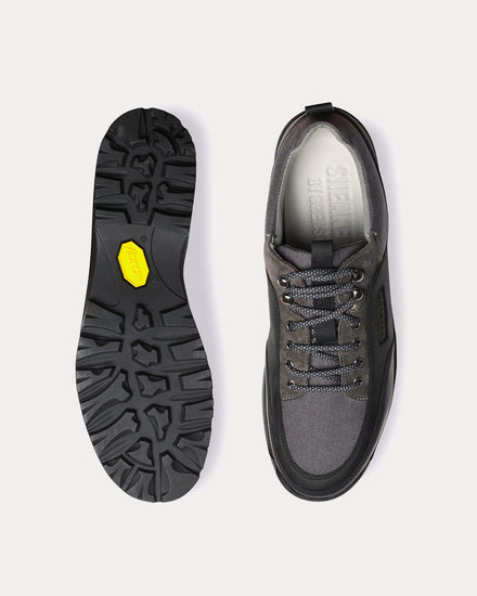 Grenson Sneaker 54 Waterproof Calf & Cordura Black Low Top Sneakers - 2