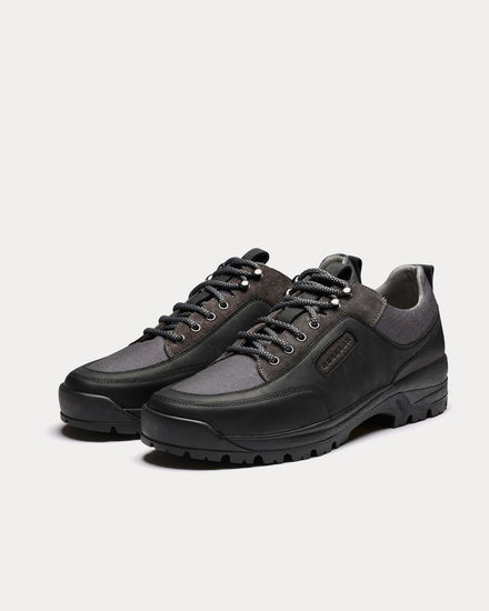 Grenson Sneaker 54 Waterproof Calf & Cordura Black Low Top Sneakers - 3