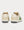 Screener Cream / Green Low Top Sneakers