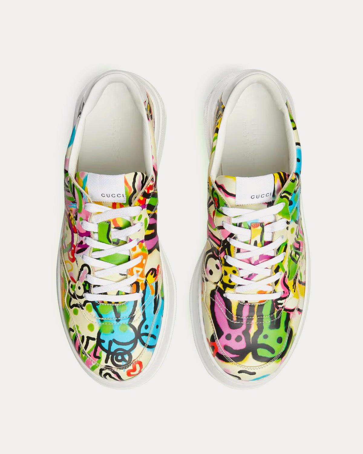 Gucci graffiti sneakers outlet