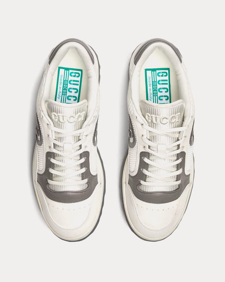 Gucci MAC80 Leather Off White / Grey Low Top Sneakers - 2