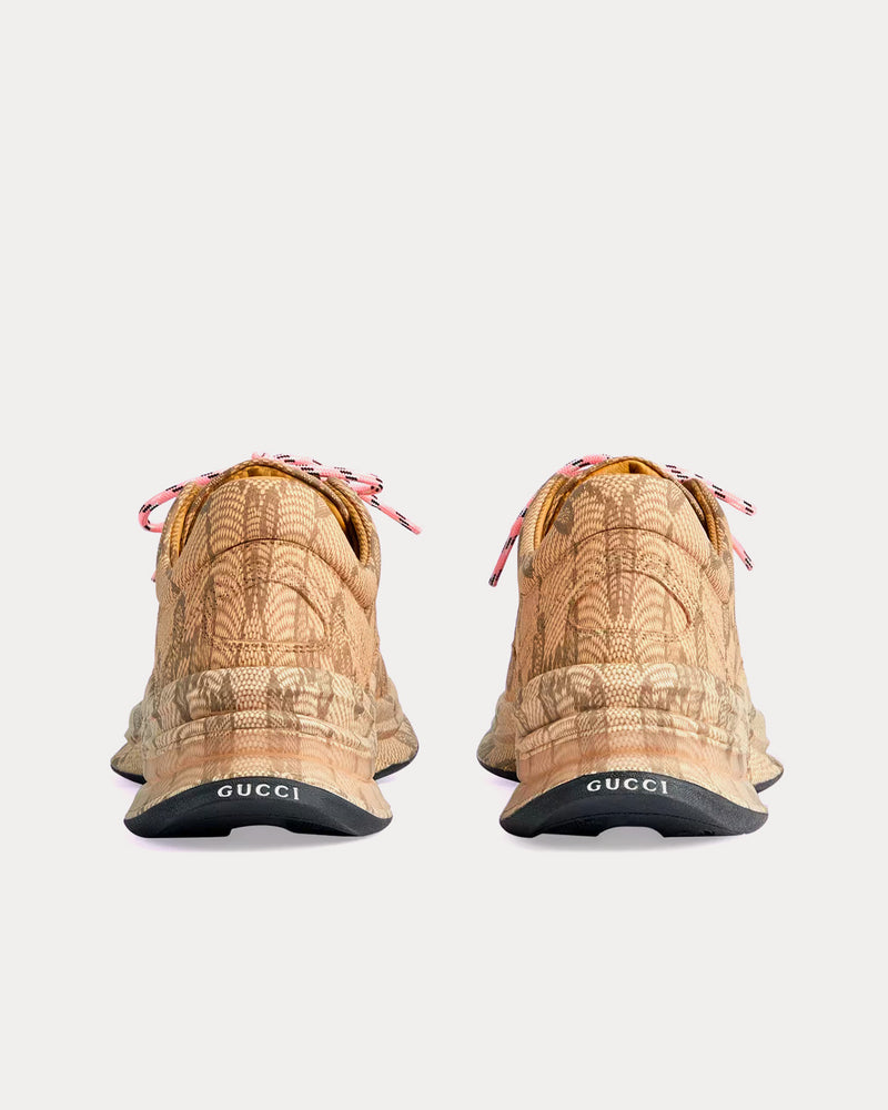 Gucci Run Low-Top Sneaker in Beige and Black Accents Gucci Women main image 4