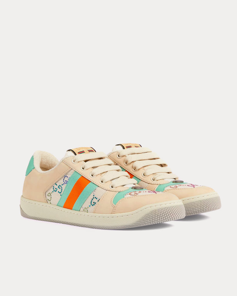 Gucci screener sales sneaker with crystals