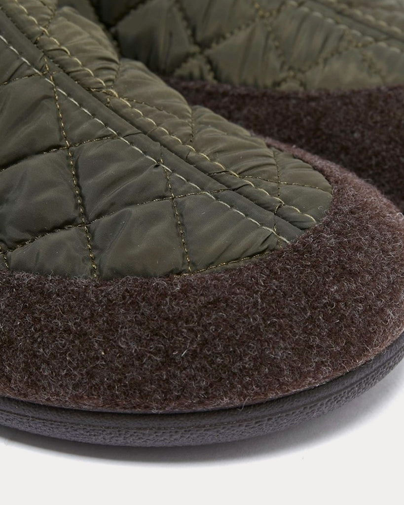 Gurus Room House Boot Green Slip Ons Sneak in Peace