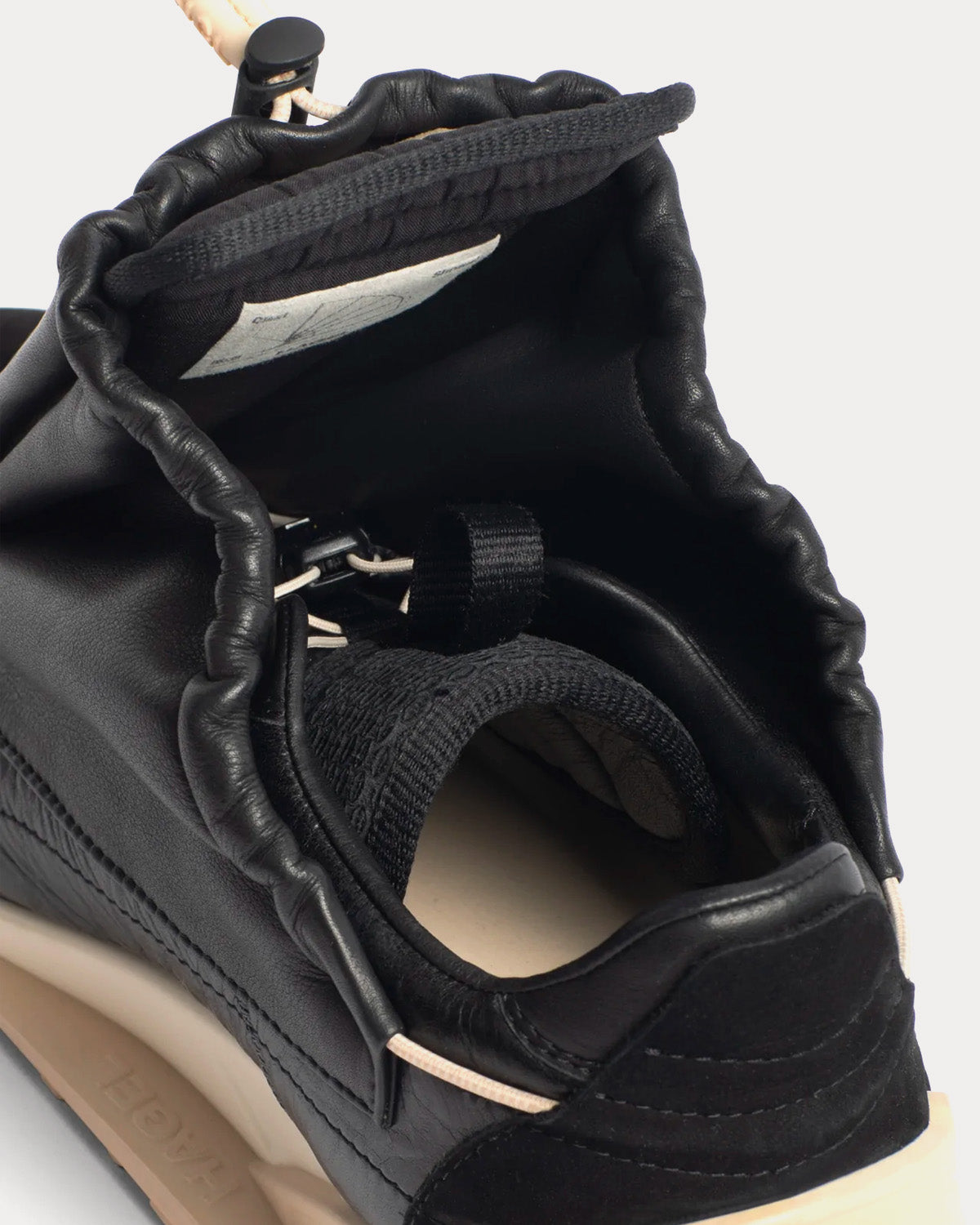 Studio Hagel - Shroud Black Sand Low Top Sneakers