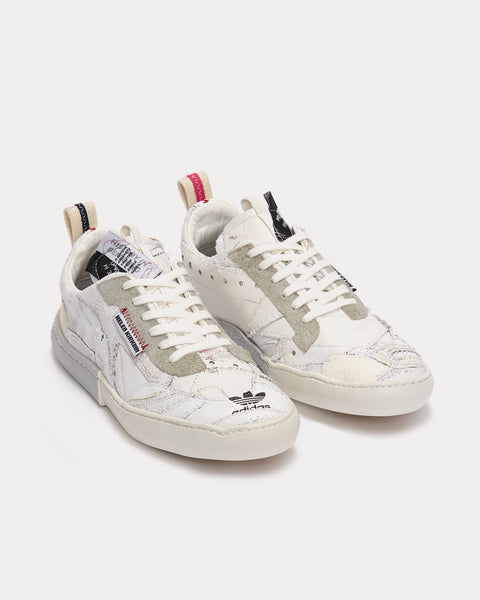 Palimpsest White Low Top Sneakers
