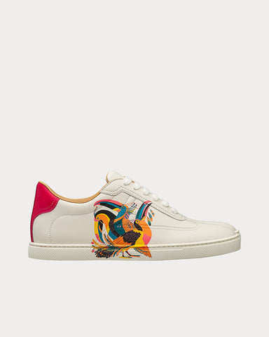 Hermès Quicker Multicolore Rose Sorbet Low Top Sneakers