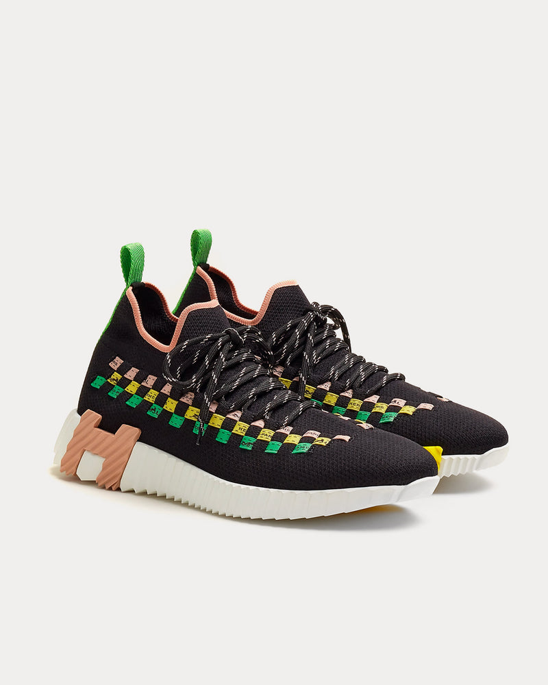 Hermès Flex Multicolore Noir Low Top Sneakers - 2