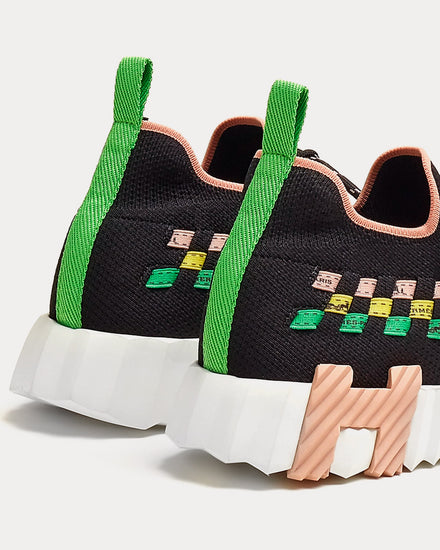 Hermès Flex Multicolore Noir Low Top Sneakers - 3
