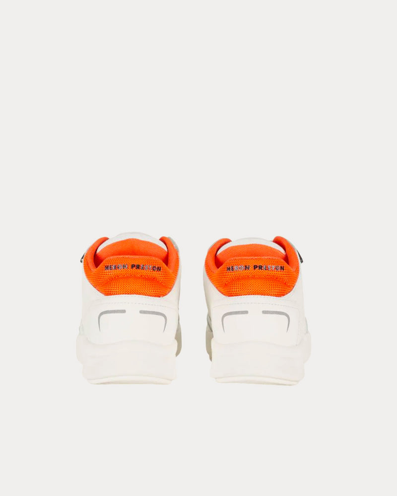 Heron Preston Low Key White / Orange Low Top Sneakers - 4
