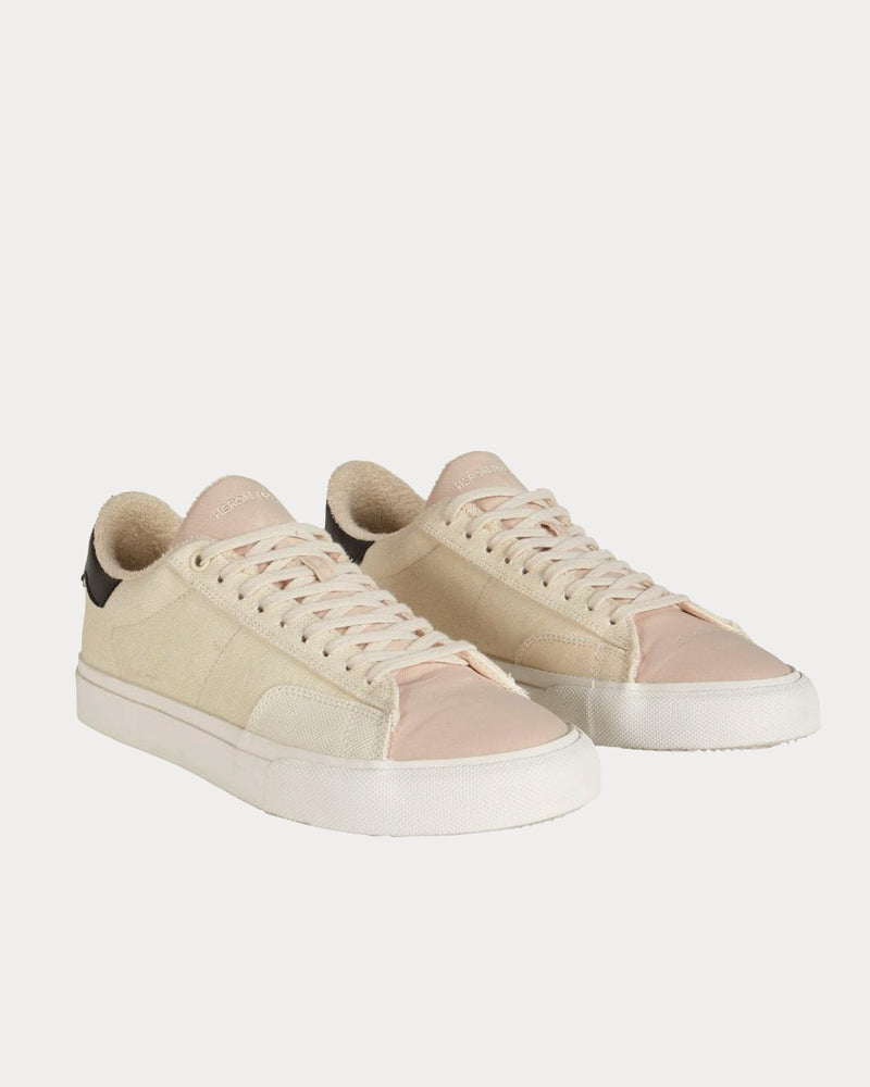 Heron Preston Vulcanized Cream / White Low Top Sneakers - 3